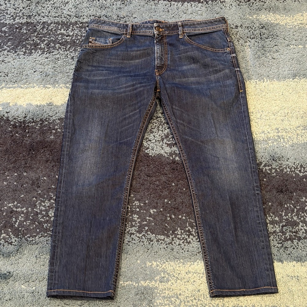 Diesel Thommer-SP Stretch Slim Skinny Blue Jeans Mens 36x32